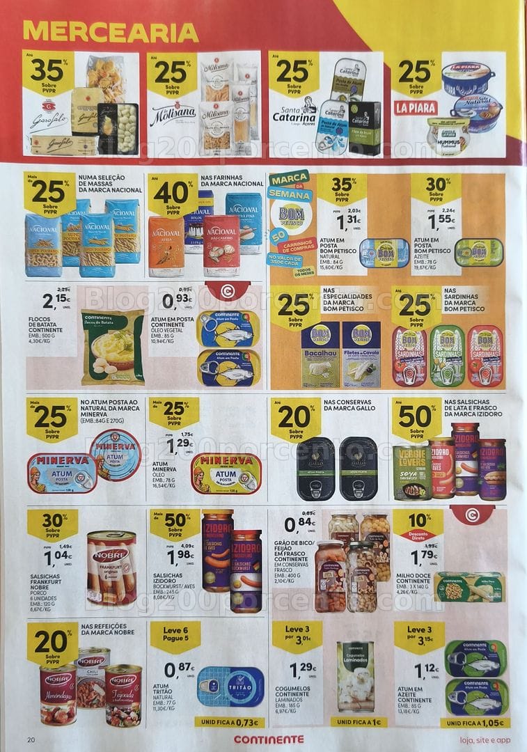 Antevisão Folheto CONTINENTE Promoções de 7 a 13 julho